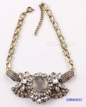 Luxurious rhinestone necklace