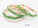 Light green irregualr Polygon bracelet