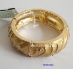 Gold plated bangle