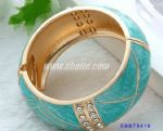fashionable gold plated diamantes bangle 