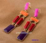 Colorful resin  earring