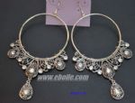 Vintage hollowed fashion hoop earring