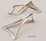 Alloy stud earring,simple and chic design