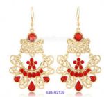 Hollowed style of fashion drop earring