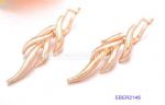 Gold plated drop earring