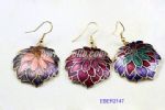 Fashionable enamel drop earring