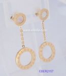Gold plated drop earring