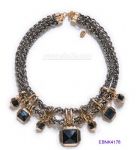 Coarse metal necklace