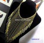 Exaggerated tassels necklace