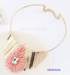 Fashionable choker with pendants decoration