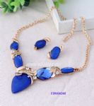 ALLoy and resin necklace