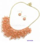 Fashionable resin jewelry sets