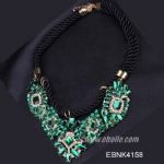 Rhinestone resin neckalce