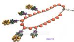 Vintage style of rhinestone necklace