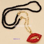 Newest style of red clip necklace