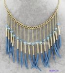 Long tassels design necklace