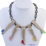 Legs pendant necklace