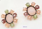 Chrysanthemum fashion stud earring