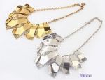 Solid color metal necklace