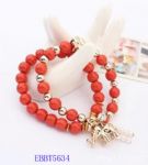 Cord beads bracelet