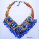 Colorful bracelet with water droplets decoration