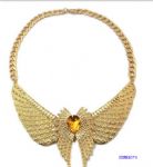 Gold plated fasle collar necklace