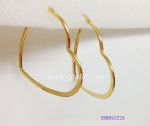 Heart style of hoop earring
