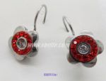 Floral fashion drop earring