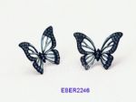 Butterfly design stud earring
