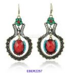 Vintage retro design drop earring