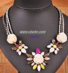 Good engraved resin necklace