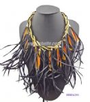 Feather necklace