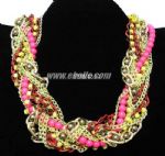 Fashionable resin necklace