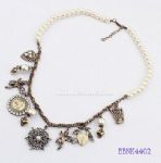 Multi elements metal necklace