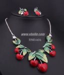 Cherry design necklace