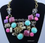Good quality resin and alloy necklace
