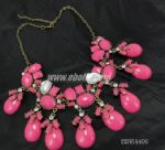 Charms pendants resin necklace