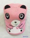 Lovely Bear Straw Hats for Children