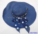 Wide Brim Beach Straw Hats Decorate with Ribbon