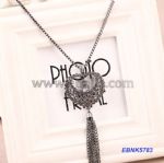 Rhinestone heart-shape necklace