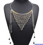 Stylish metal necklace 
