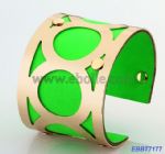 Metal hollow out pu bangle