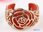 Metal hollow out pu bangle