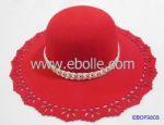 Ladies' Wide Brim Woolen Hat