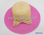 Lovely Straw Hats for Ladies, with Bowknot Decoration