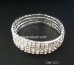 2015 New arrival glass diamantes bangle