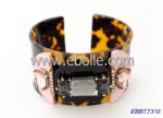 Leopard resin bangle