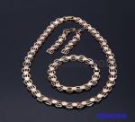 Rose glod jewelries set