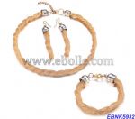 Metal chain jewelries set