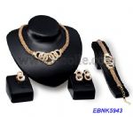 Fashinable diamante jewelries set